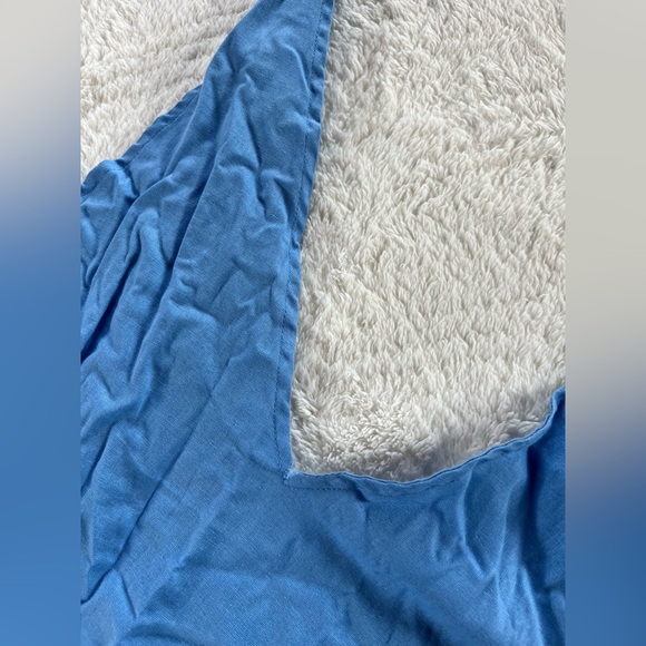 Petal & Pup Lainey Tie Strap Cotton & Linen Maxi Dress - Picture 7 of 8